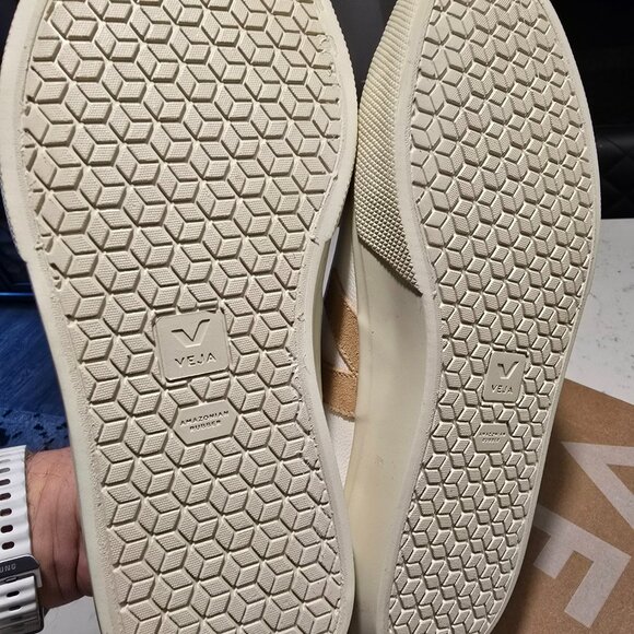 VEJA Campo Chromefree Leather Extra White Desert Winter Edition FLEECE SIZE 7 - Picture 10 of 14